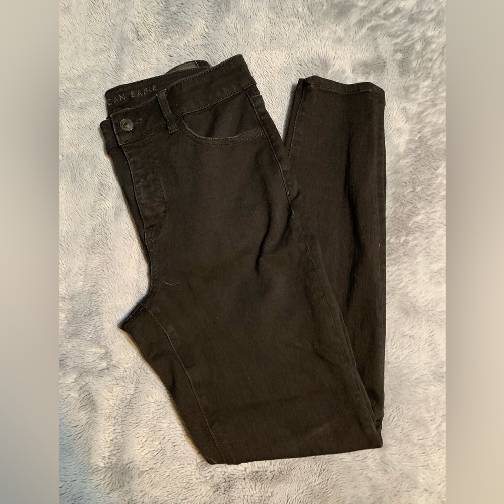 American eagle black skinny jeans